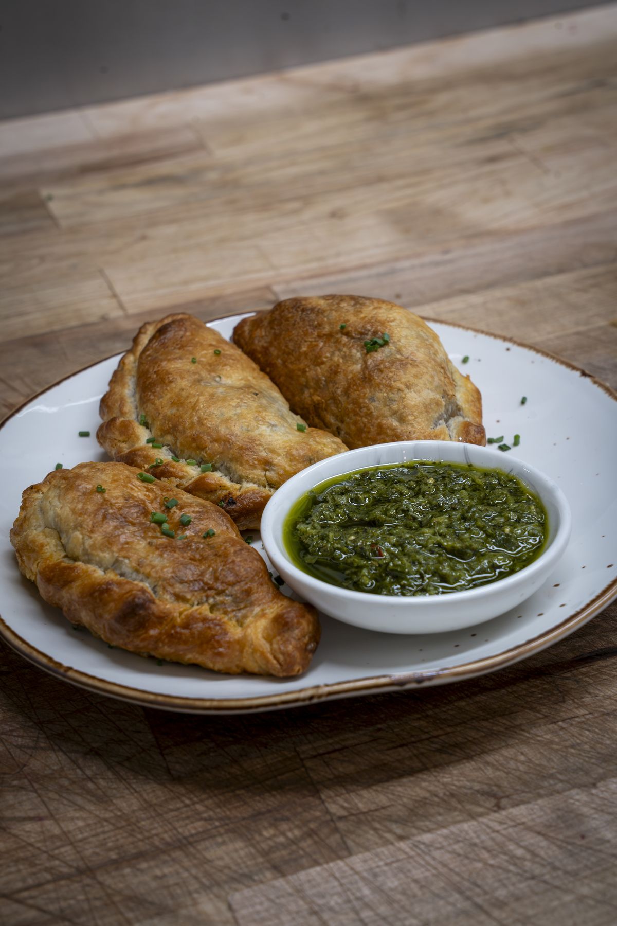 Empanadas with chimichurri